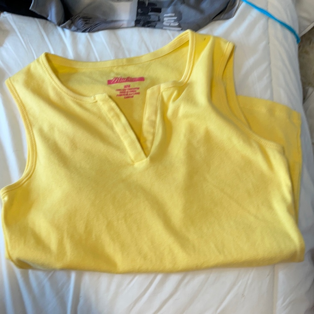 Yellow tank